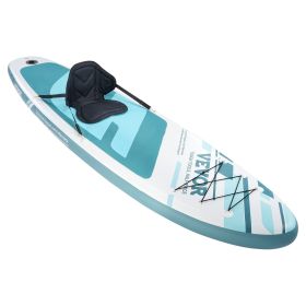 VEVOR Inflatable Stand Up Paddle Board, 10.6' x 33" x 6" Wide SUP Paddleboard with Removable Kayak Seat, Board Accessories, Pump, Paddle, Fin VEVOR Inflatable Stand Up Paddle Board, 10.6' x 33" x 6" Wide SUP Paddleboard with Removable Kayak Seat, Board Accessories, Pump, Paddle, Fin